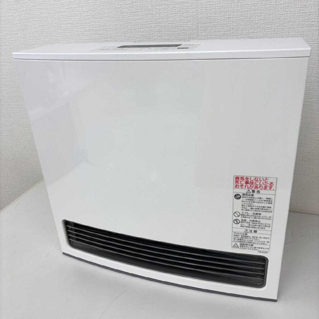 NORITZ ノーリツ ガスファンヒーター GFH-4006S-W5 2022年製 都市ガス用 ホワイト ※通電確認済