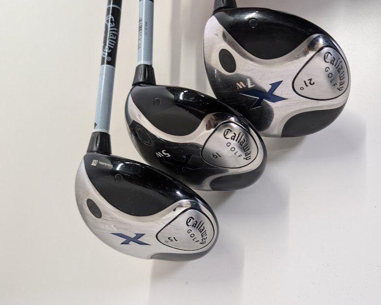 キャロウェイゴルフ Callaway フェアウェイウッド X Stiff Flex 3W 15度 5W 19度 7W 21度 FUJIKURA シャフト