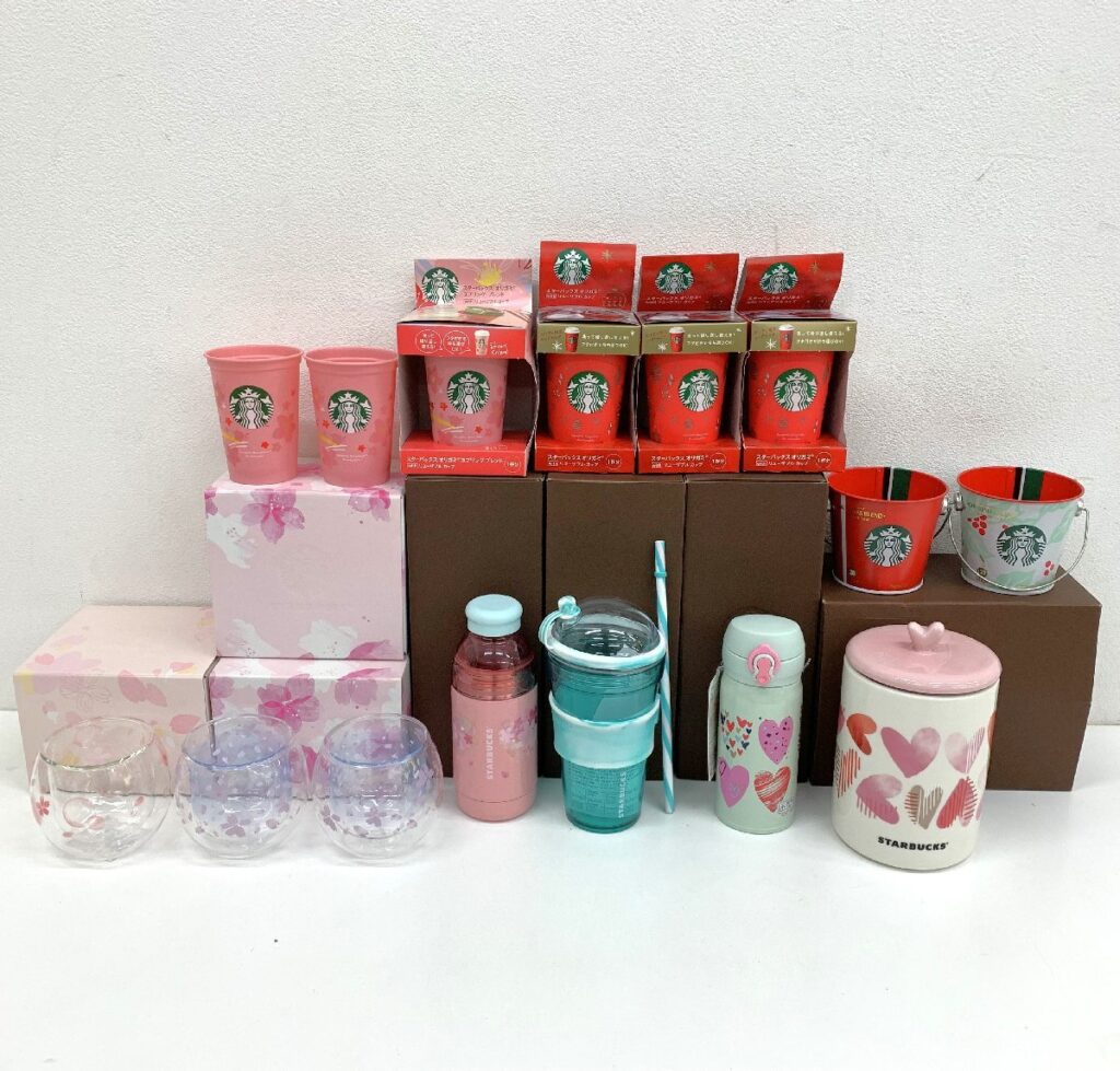 STARBUCKS スターバックス タンブラー グラス カップ 小物 まとめ売り 箱付きあり SAKURA ホリデー 等