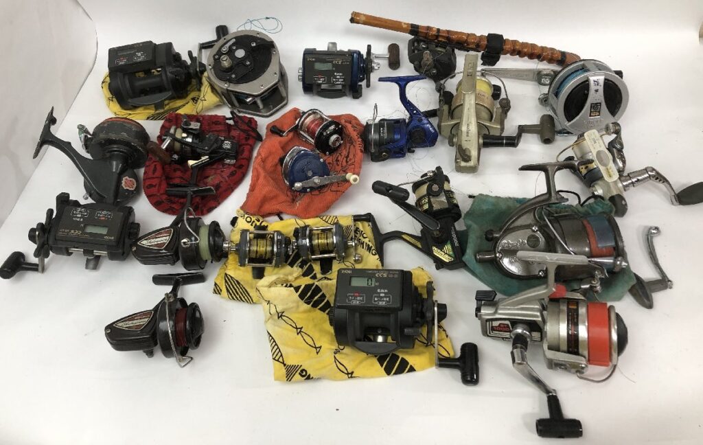 大量 リール 釣り道具 いろいろまとめて 21点 Fishing Reels フィッシング リール RYOBI/OLYMPIC/DAIWAなど