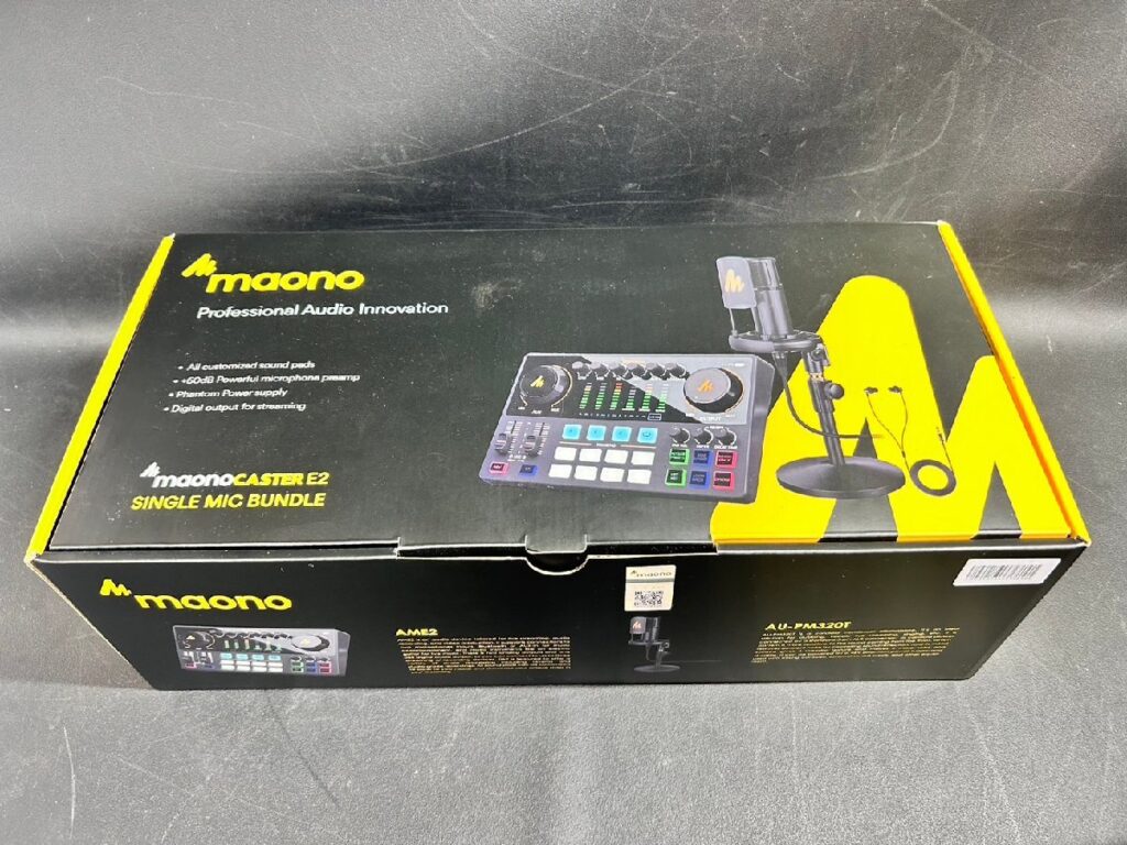 通電確認済み 中古品 MAONO マオノ MAONOCASTER E2 AME2 オーディオミキサー
