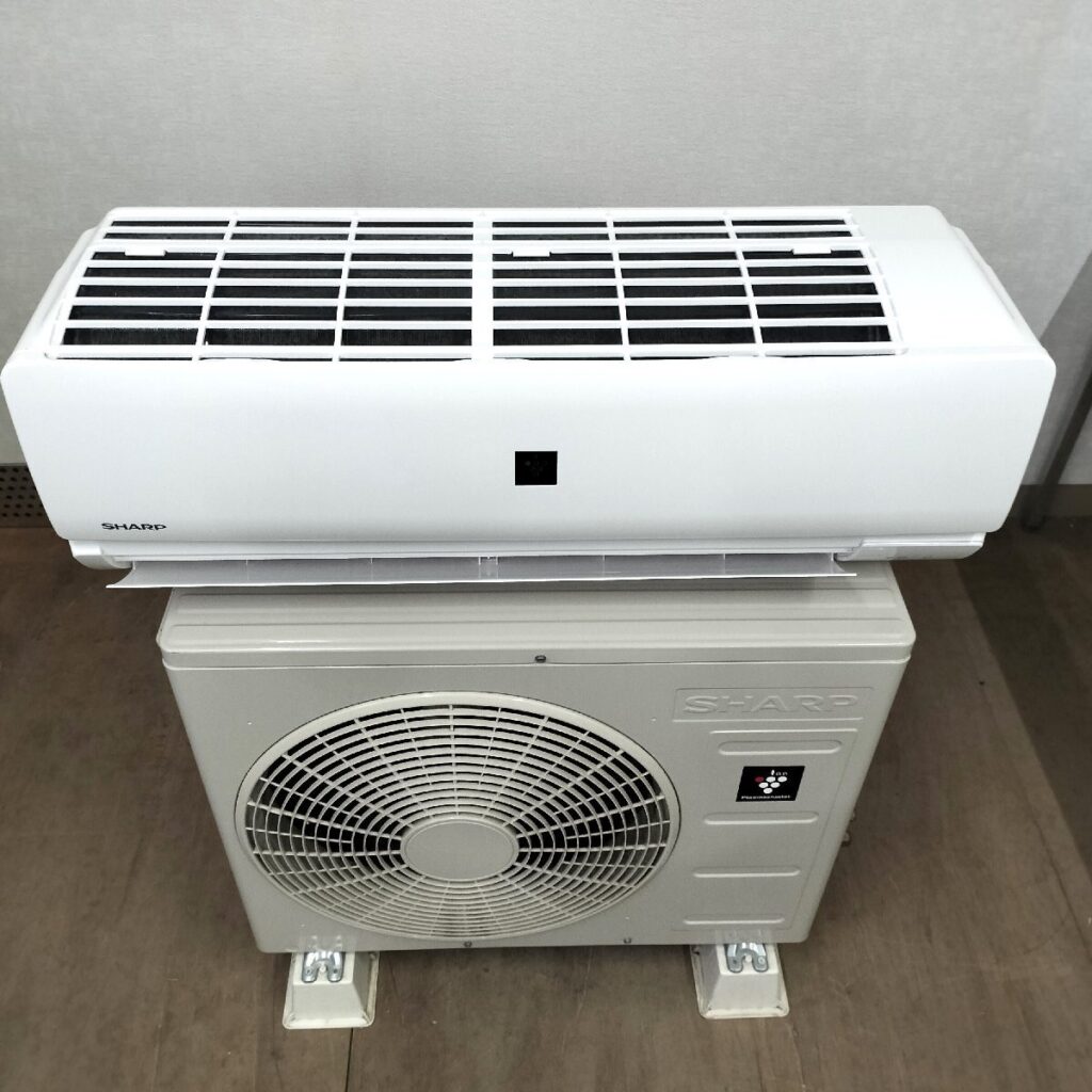 SHARP シャープ ルームエアコン 室内機 AY-P25TD 室外機 AU-P25TDY おもに8畳用 2022年製