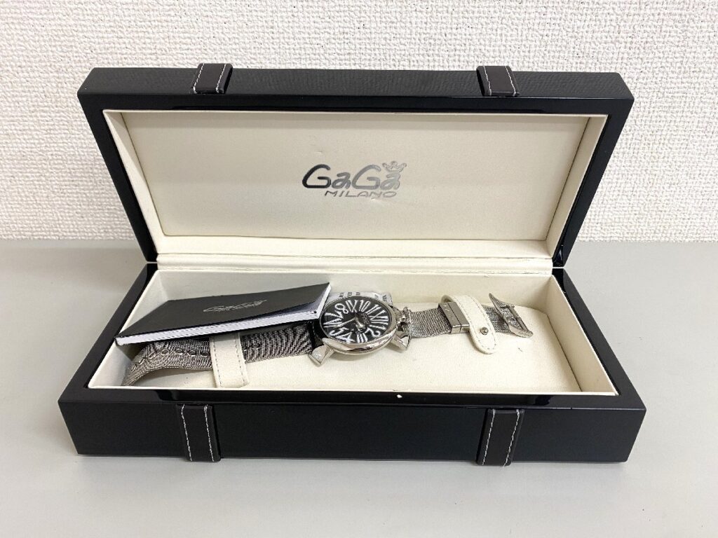 GaGa MILANO MANUALE 46 ガガミラノ マニュアーレ Ref.5080 N.18281 腕時計 動作確認済み
