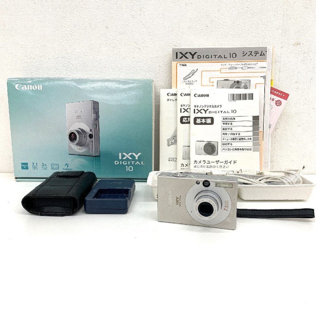 CANON キャノン IXY イクシー DIGITAL 10 PC1228 コンパクトデジタルカメラ 元箱付き 簡易動作確認済み