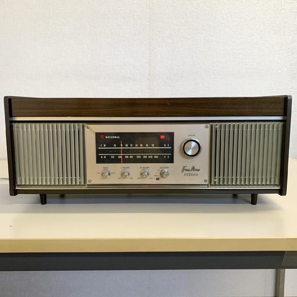 National ナショナル 卓上型 真空管 ステレオ SE-1350G