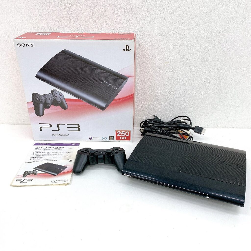 SONY ソニー PlayStation3 PS3 プレイステーション3 プレステ3 CECH-4000B 元箱 コントローラー CECHZC2J 初期化済み