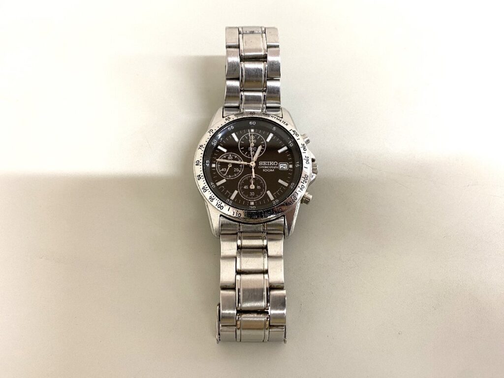 SEIKO セイコー CHRONOGRAPH 100M クロノグラフ 001639 7T92‐0DW0 腕時計 箱・説明書欠品