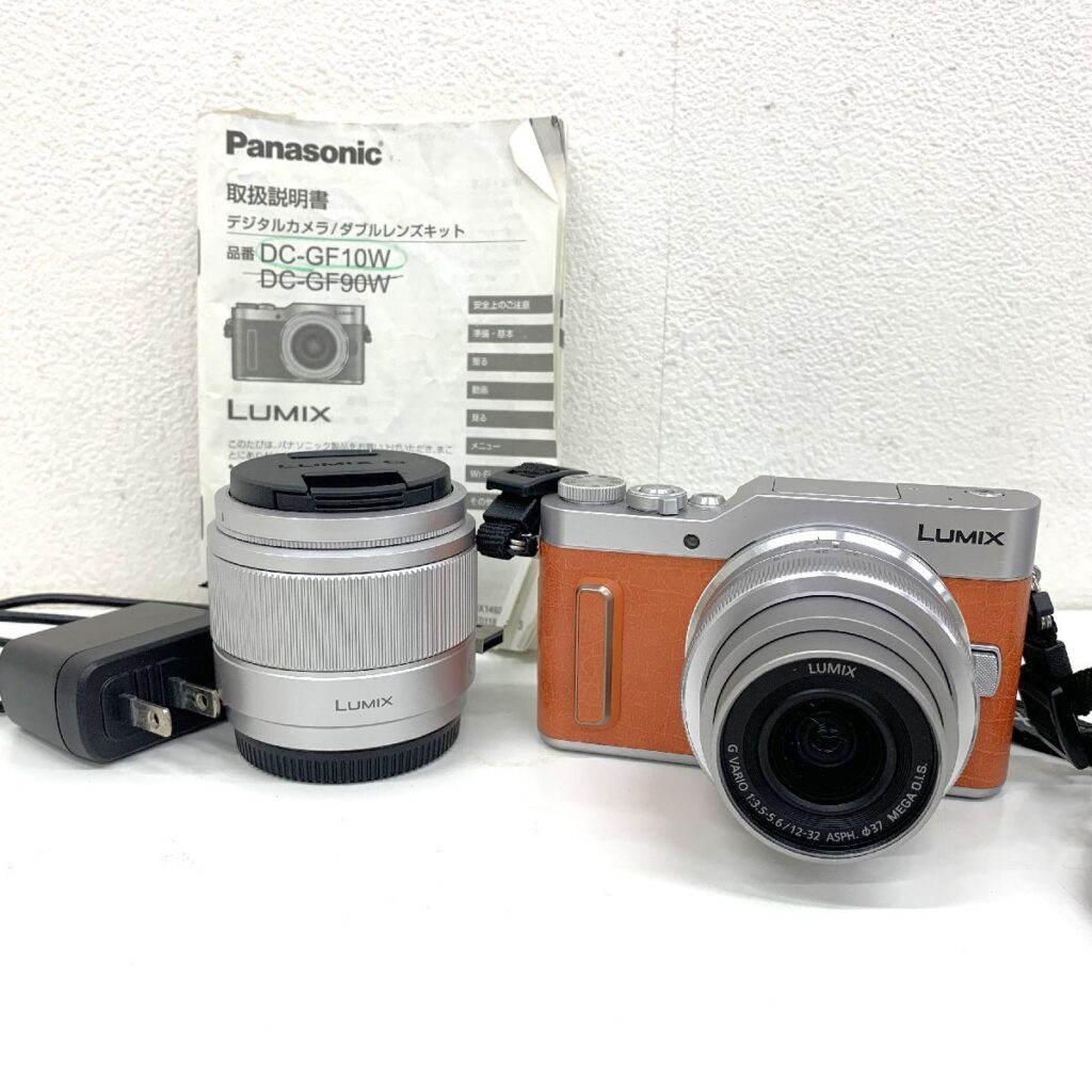 Panasonic パナソニック LUMIX ルミックス DC-GF10 ミラーレス一眼 レンズ２点 1:3.5-5.6/1:1.7 簡易動作確認済み