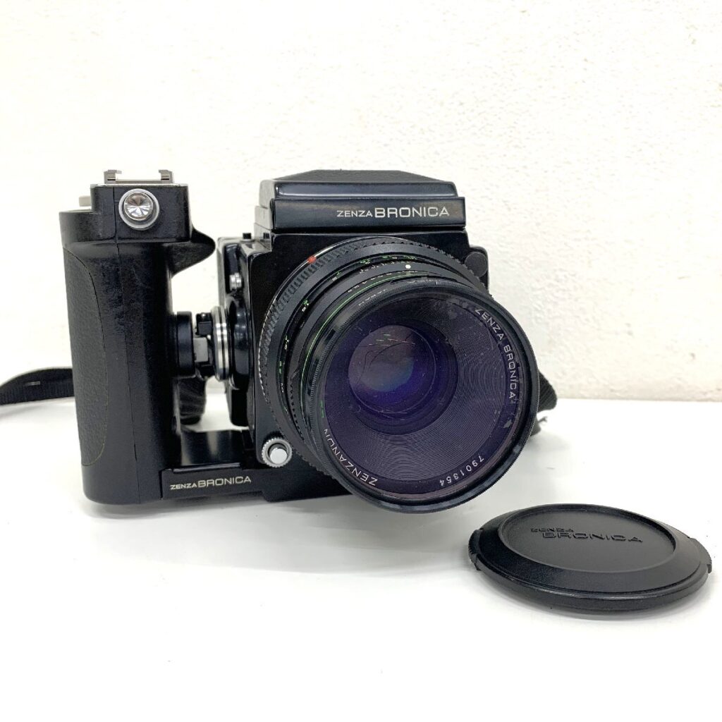 ZENZA BRONICA ETRS ゼンザ ブロニカ ZENZANON EⅡ 1:2.8 f=75mm 中判カメラ シャッター動作確認済み
