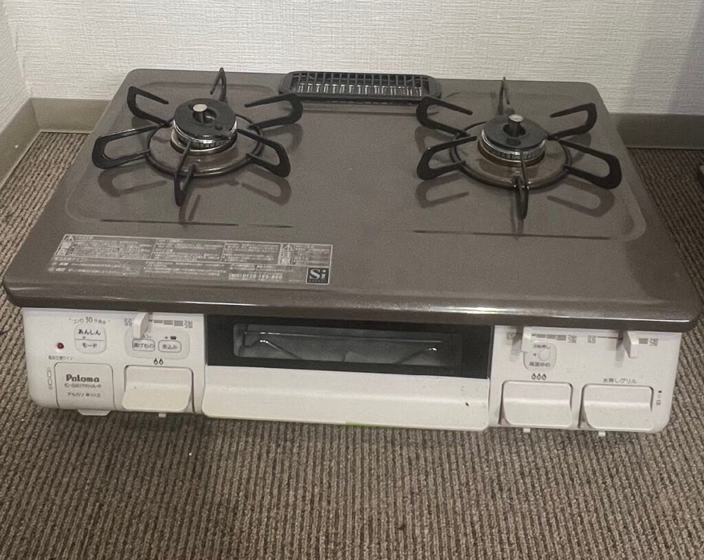 Paloma パロマ LPガス用 ガステーブル IC-S807KHA-1R 本体 2021年製