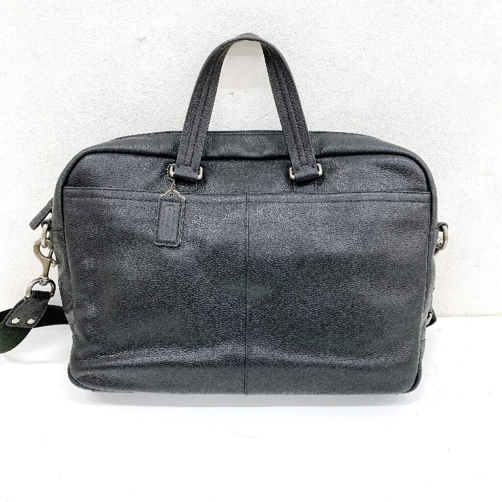 COACH コーチ ショルダーバック ビジネスバック L1093 F70354 ブラック レザー ブリーフケース 2WAY