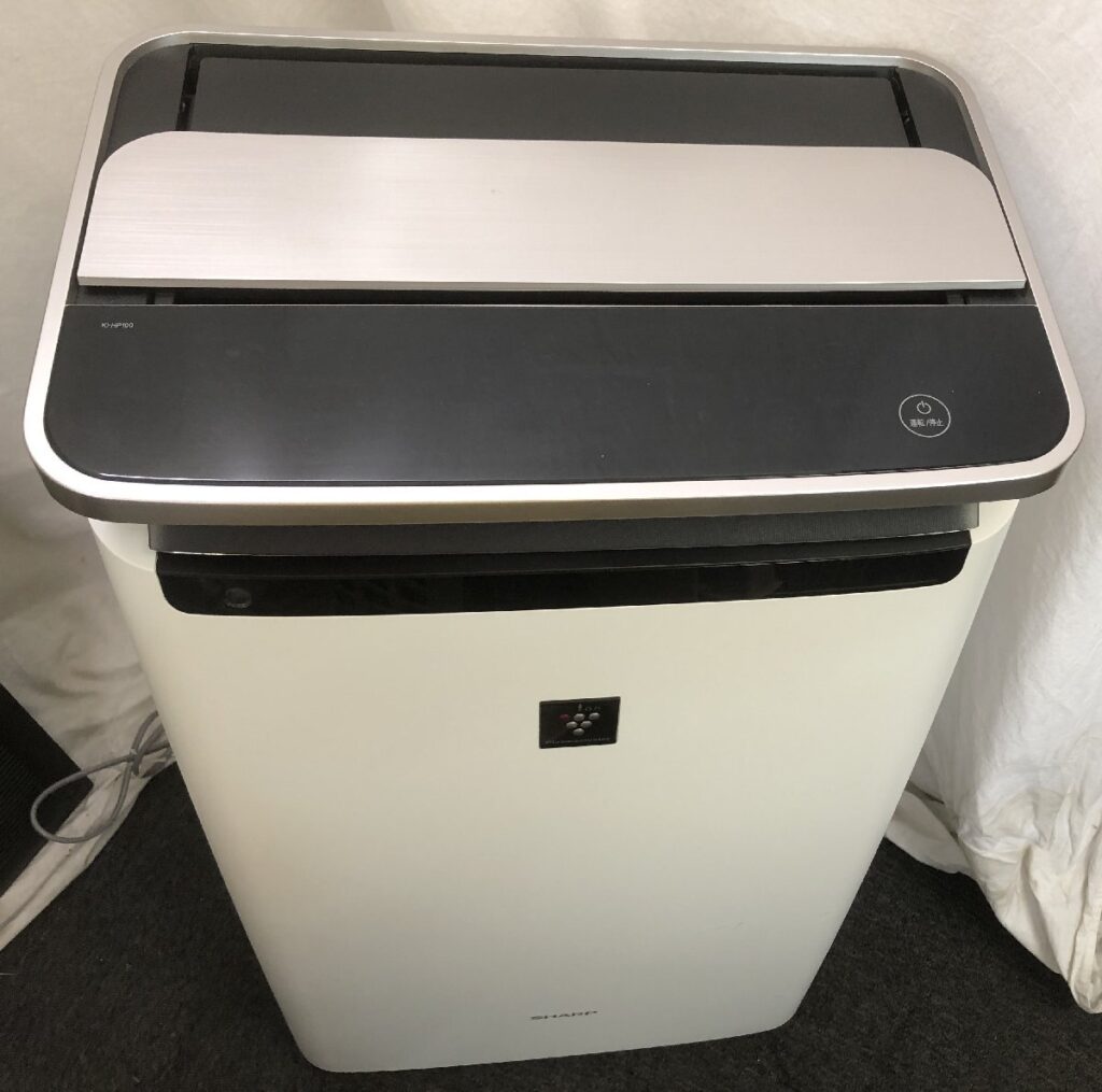 通電確認済み SHARP シャープ プラズマクラスター 加湿空気清浄機 KI-HP100-W 2019年製 NEXT搭載