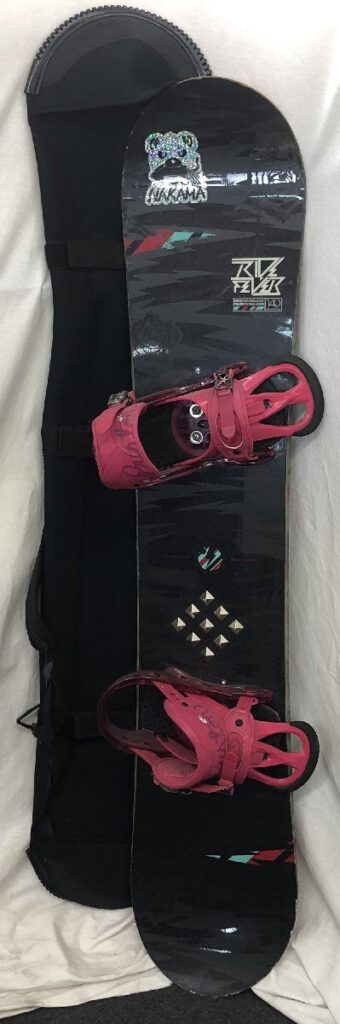 RIDE FEVER ライド フィーバー Burton レディーススノーボード ビンディングセット 板 全長140cm