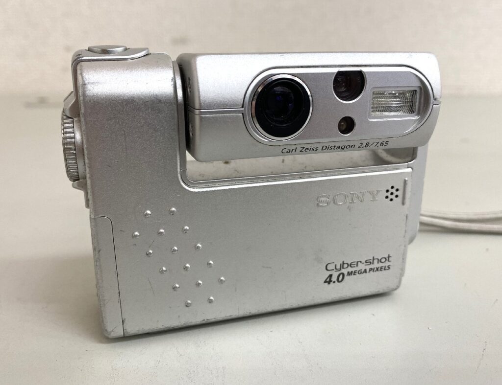 SONY ソニー Cyber-shot サイバーショット DSC-F77 デジタルカメラ デジカメ シルバー 動作×