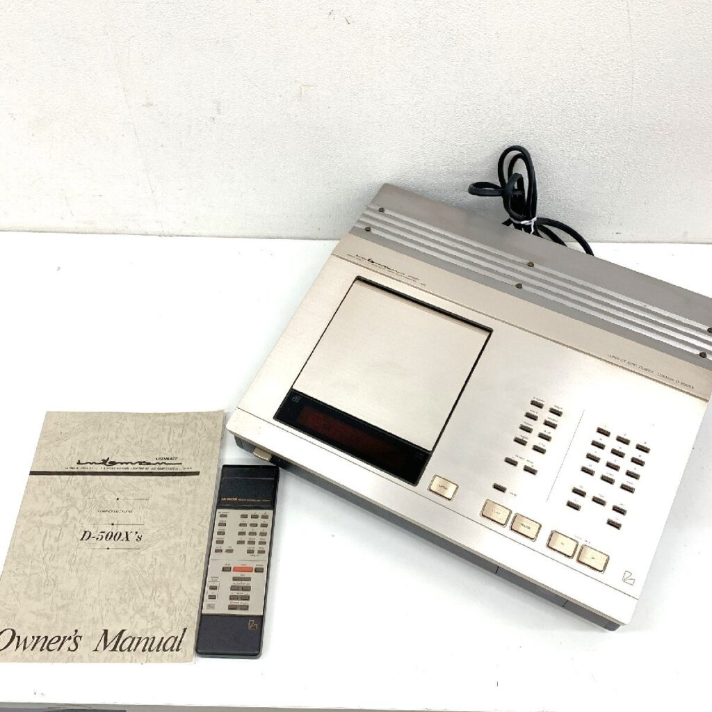 LUXMAN ラックスマン D-500Xs CDプレーヤー リモコン RD-500 取扱説明書付 通電確認済み オーディオ機器