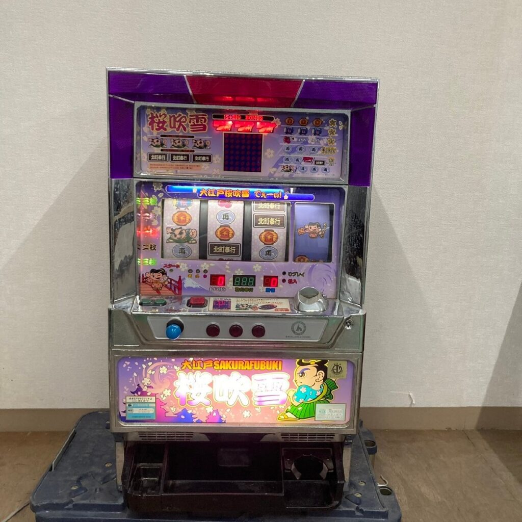 オリンピア 大江戸桜吹雪2 パチスロ実機 スロット台