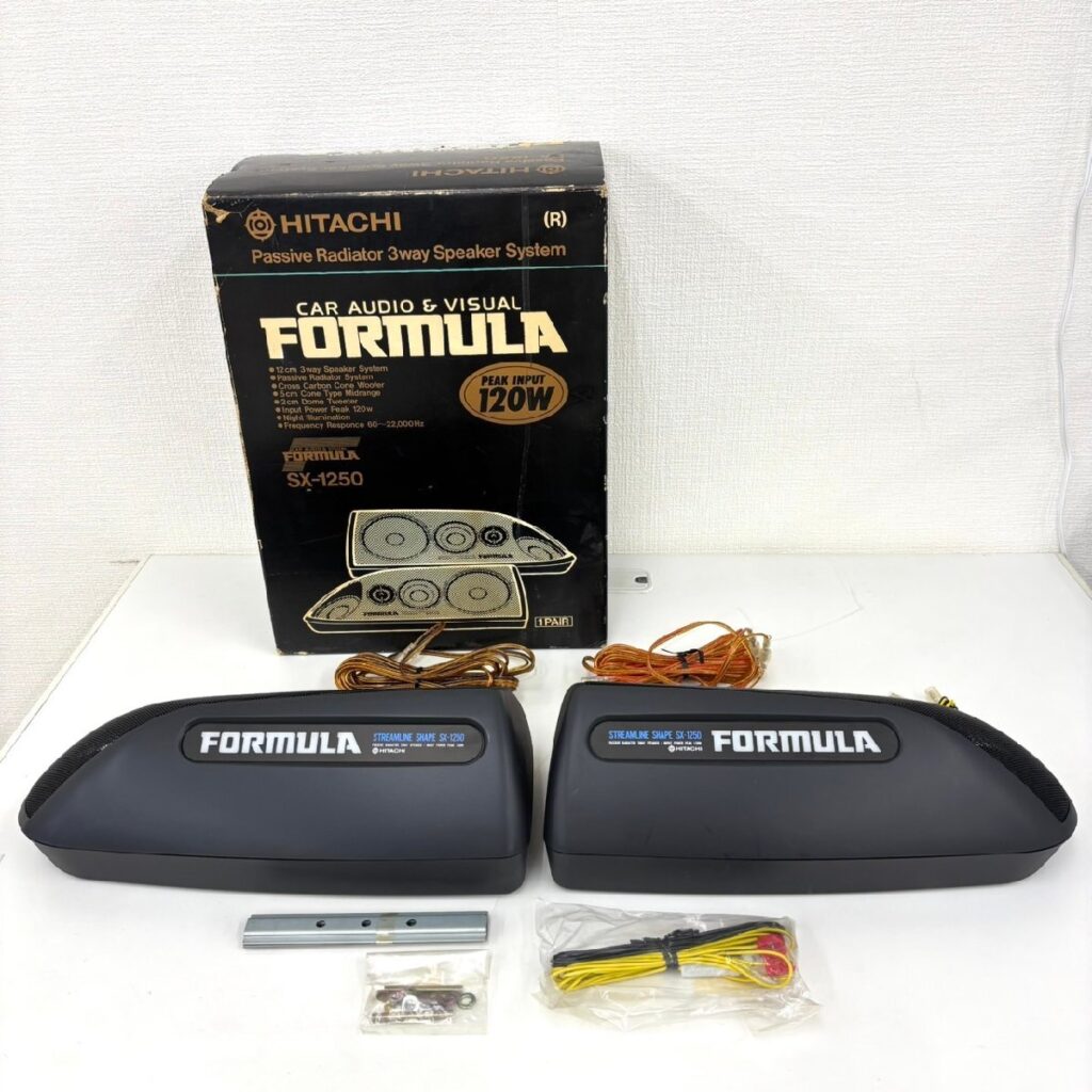 FORMULA HITACHI スピーカー SX-1250 車載用スピーカーシステム ブレーキ連動イルミネーション 据え置き型