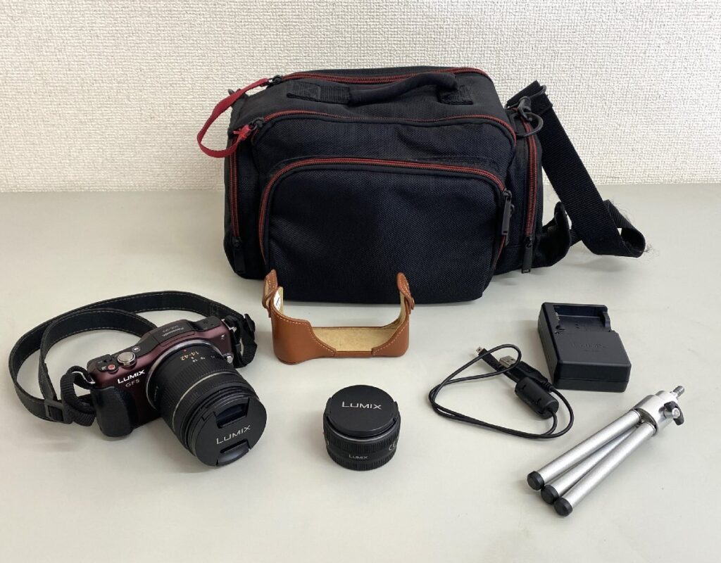 パナソニック Panasonic LUMIX DMC-GF5 簡易動作確認済み 充電器+バック+その他付属品 付き