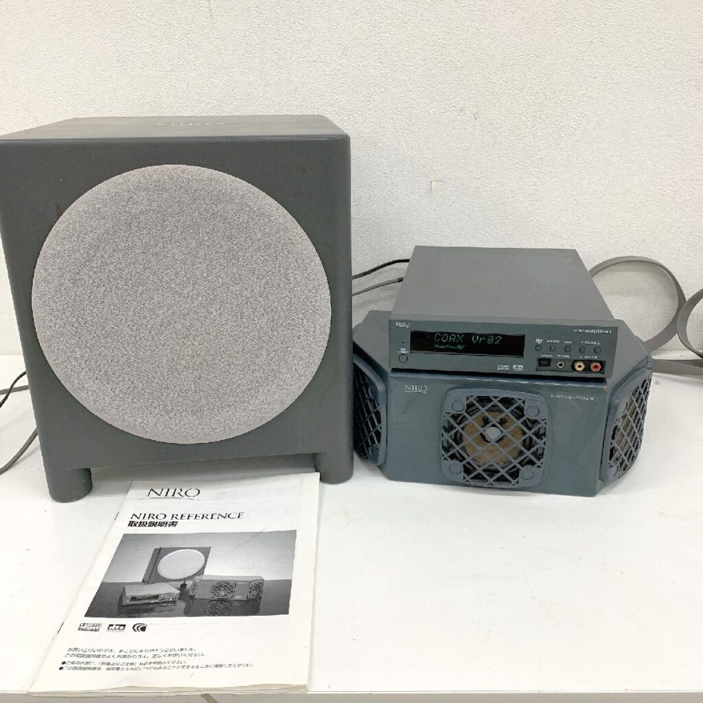 NIRO SPA REFERENCE サウンドシステム スピーカー サブウーファー 取扱説明書付き 通電確認済み 音響機器