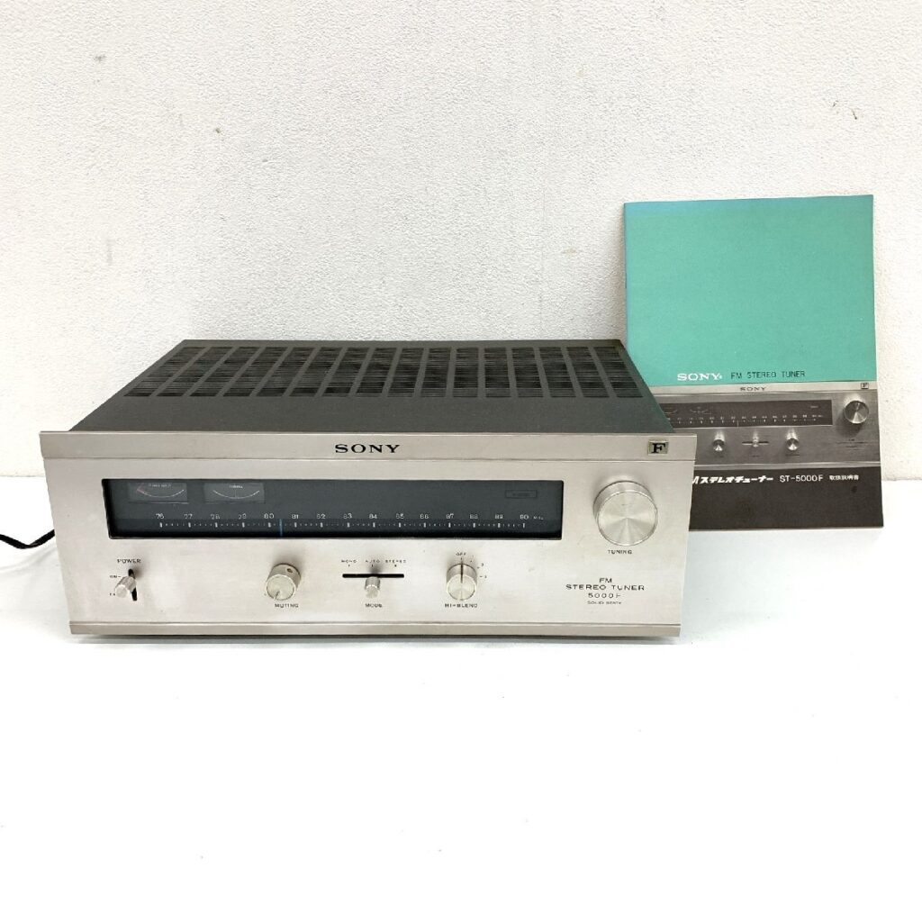 SONY ソニー FM STEREO TUNER 5000F ST-5000F チューナー ステレオチューナー オーディオ機器 通電確認済み