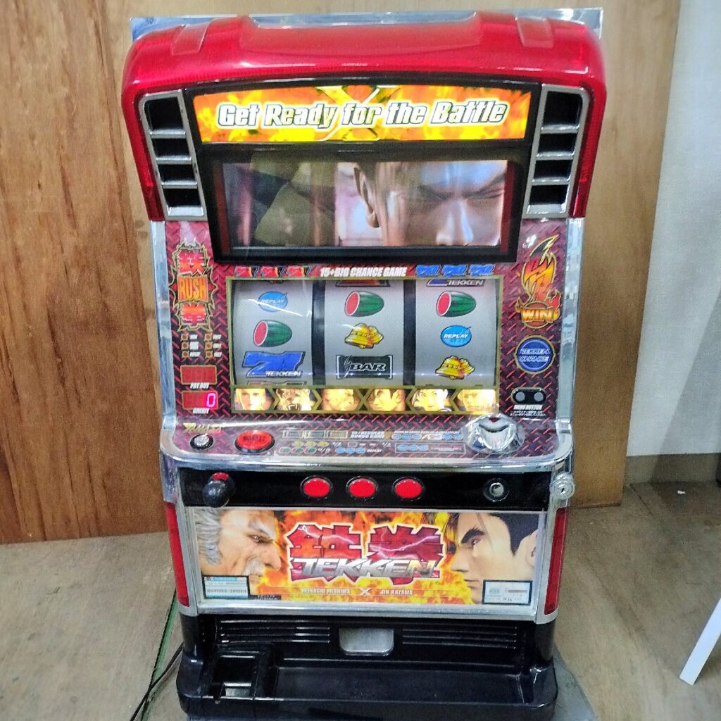 ニイガタ電子 鉄拳 X パチスロ実機 スロット メダル機