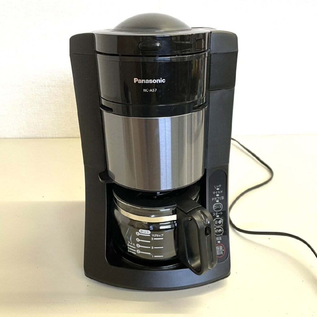 Panasonic パナソニック 沸騰浄水コーヒーメーカー NC-A57-K 2024年製 ブラック