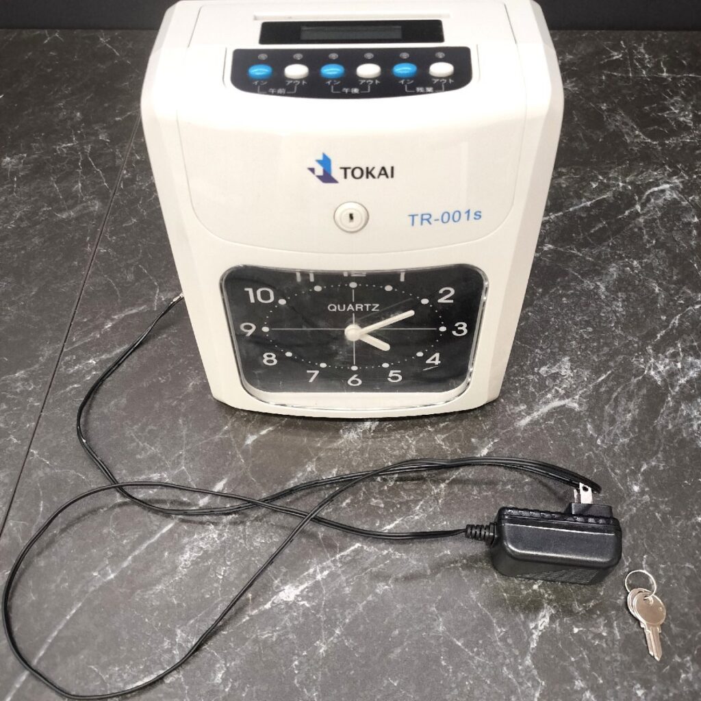 TOKAI タイムレコーダー タイムカード TR-001s 鍵付き