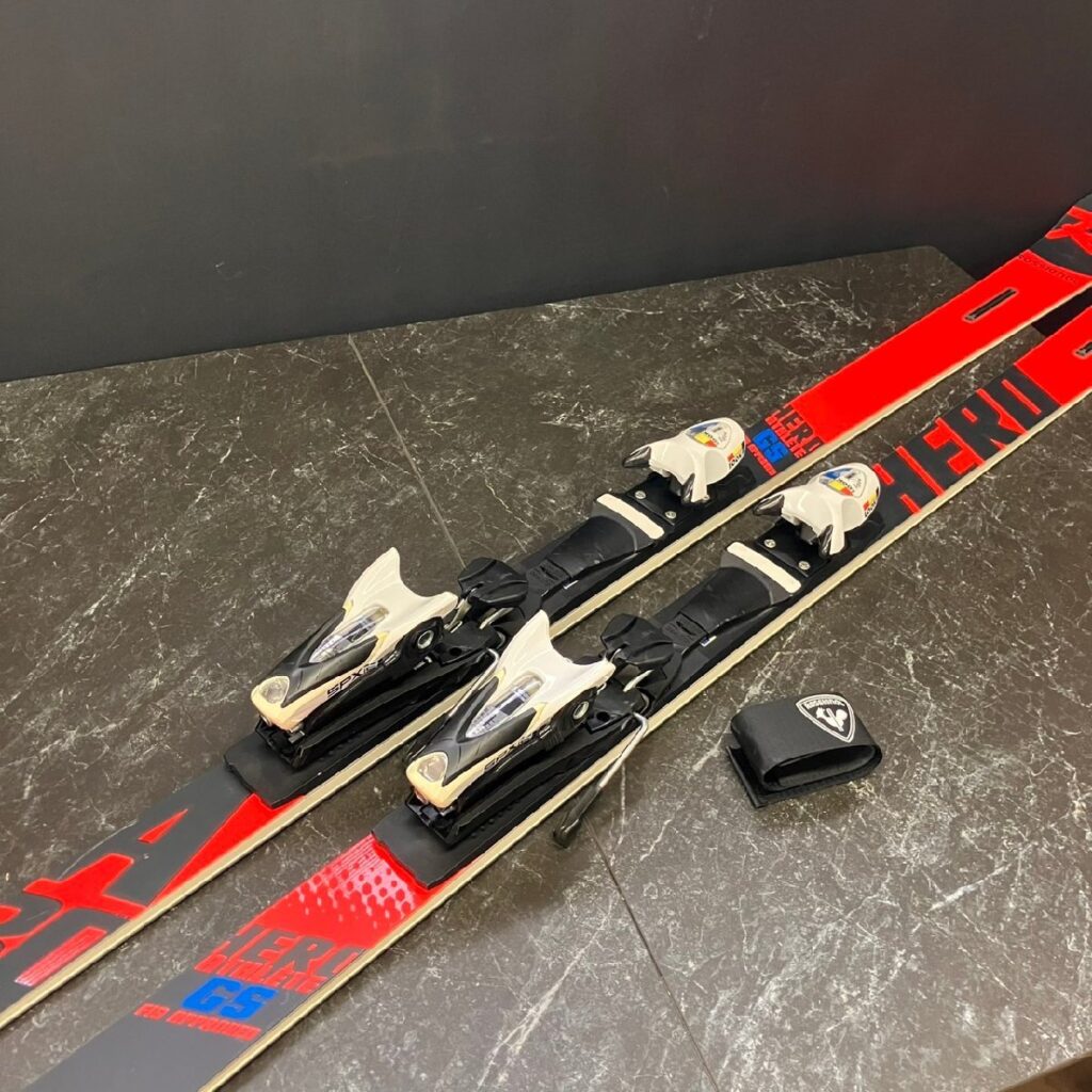 ROSSIGNOL ロシニョール HERO ATHLETE GS スキー板 188cm LOOK ルック SPX15 ビンディング 赤 アルペンスキー