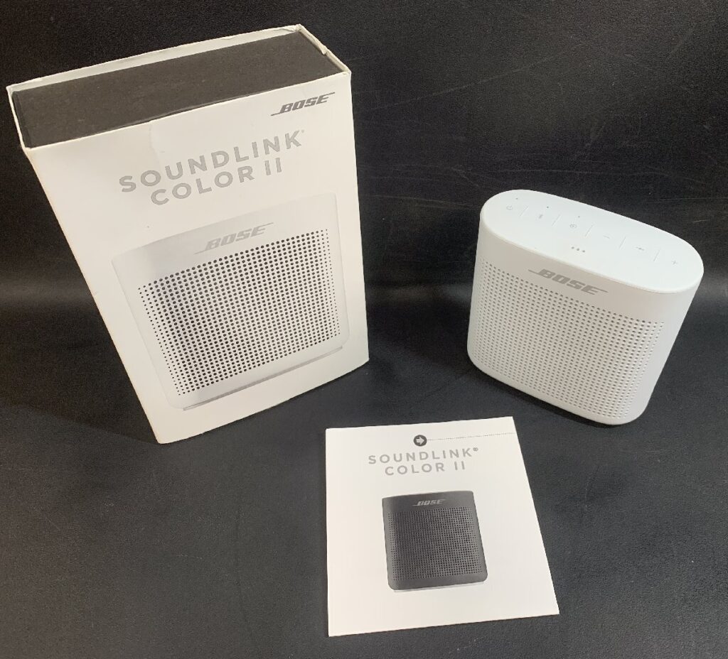 BOSE ボーズ SOUNDLINK COLORⅡサウンド リンク カラー ブルートゥーススピーカー 箱付 動作確認済み