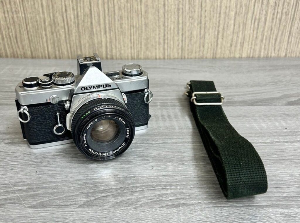 オリンパス OLYMPUS OM-1N OM-SYSTEM F.ZUIKO AUTO-S 1:1.8 f=50mm 本体 レンズ付き