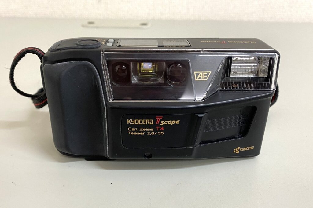 KYOCERA T SCOPE 京セラ Tスコープ Carl Zeiss T* Tessar 2.8/35 ブラック コンパクトフィルムカメラ