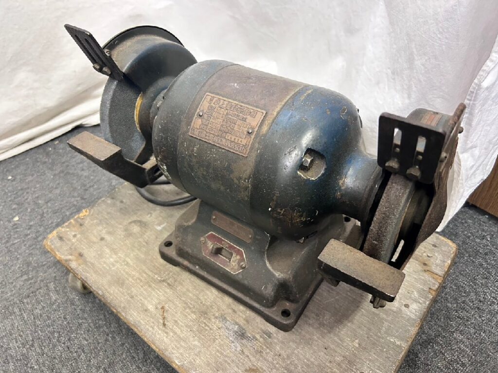 富士電機工業 BG-2 単相卓上電動研磨機 分相起動式 電動工具