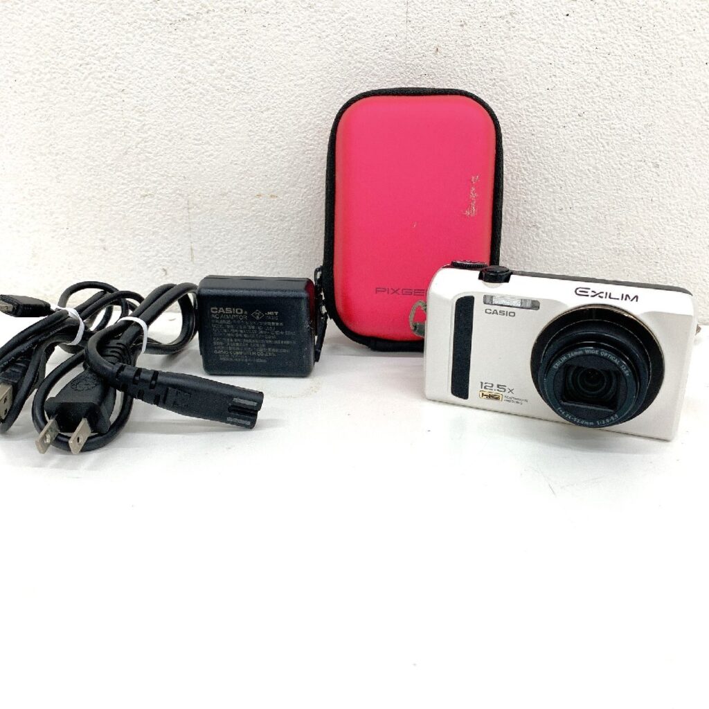 CASIO カシオ EXILIM エクシリム EX-ZR300 コンパクトデジタルカメラ バッテリー 充電アダプター付 簡易動作確認済