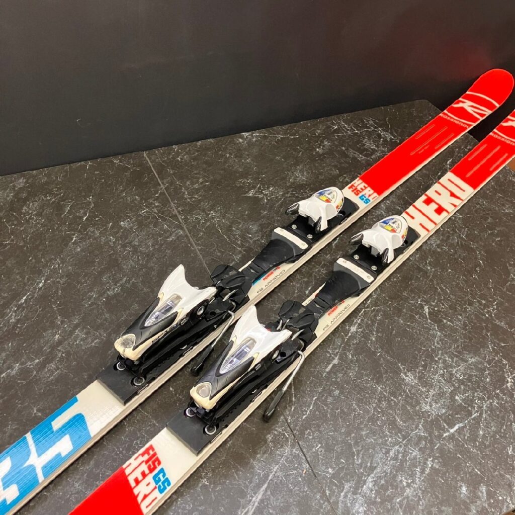 ROSSIGNOL ロシニョール HERO FIS GS スキー板 190cm LOOK ルック SPX15 ビンディング 赤白 アルペンスキー