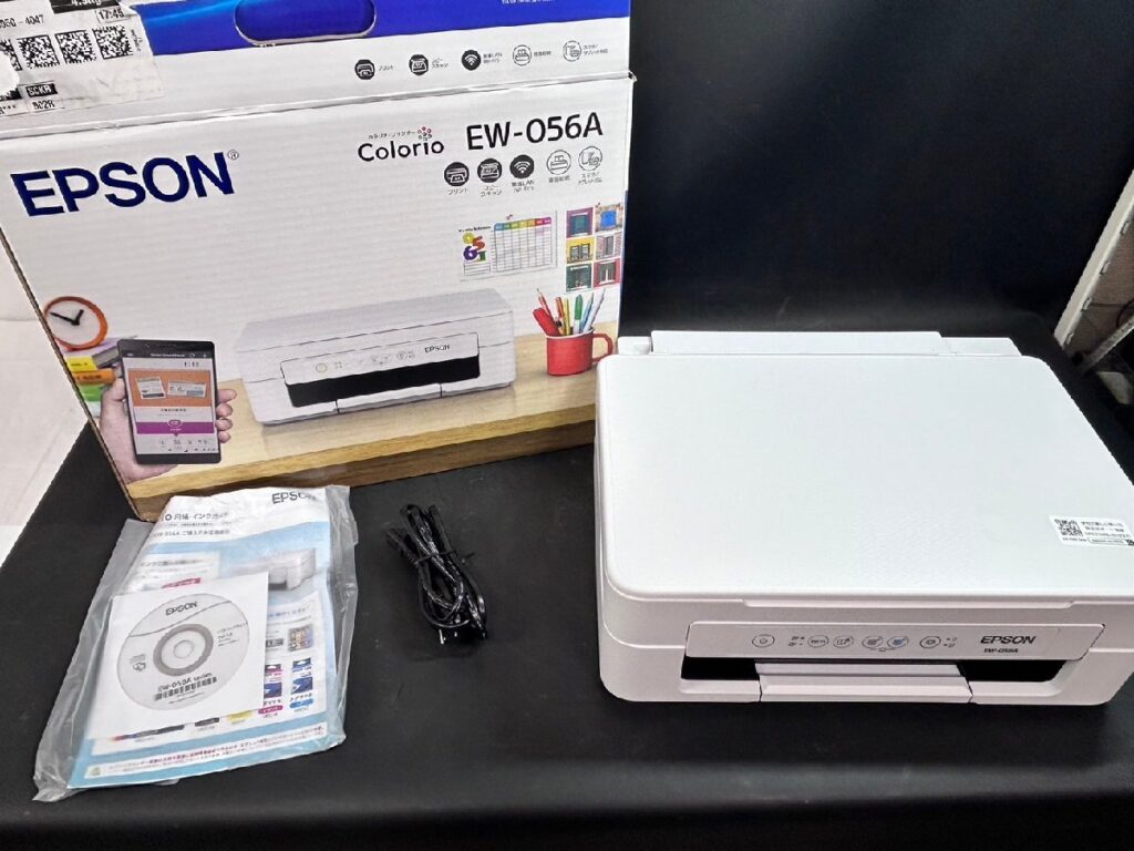 EPSON エプソン EW-056A C671B Colorio カラリオプリンター 2024製 純正コード付き 通電確認済み