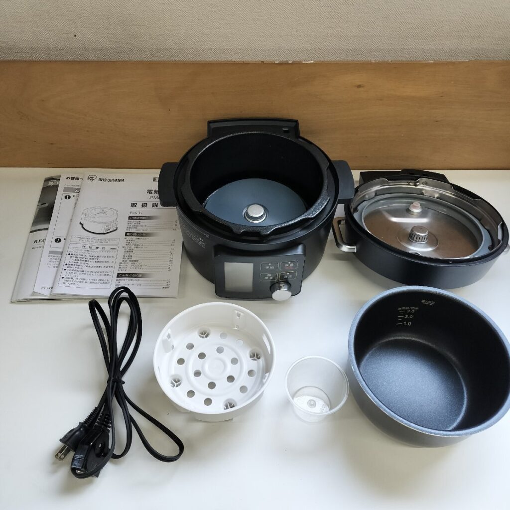 IRIS OHYAMA アイリスオーヤマ 電気圧力鍋 呼び容量2.2L PMPC-MA2-B 2020年製