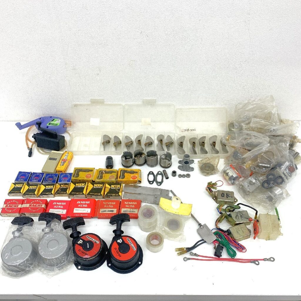 ラジコン ボート 部品 パーツ まとめ売り ZENOAH ゼノア リコイルスターター 純正部品 NSK ベアリング 等