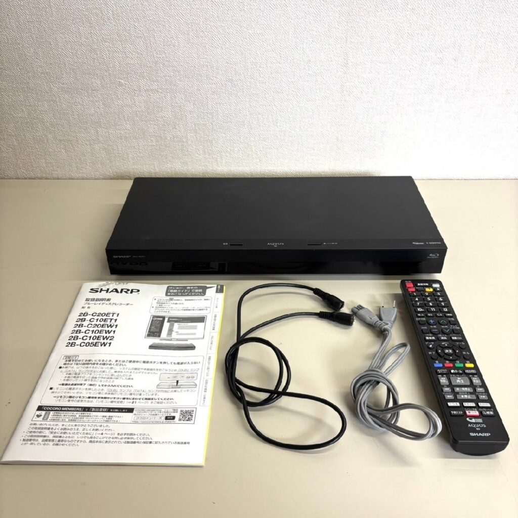 SHARP シャープ 2B-C10EW1 ブルーレイディスクレコーダー AQUOS アクオス ブラック