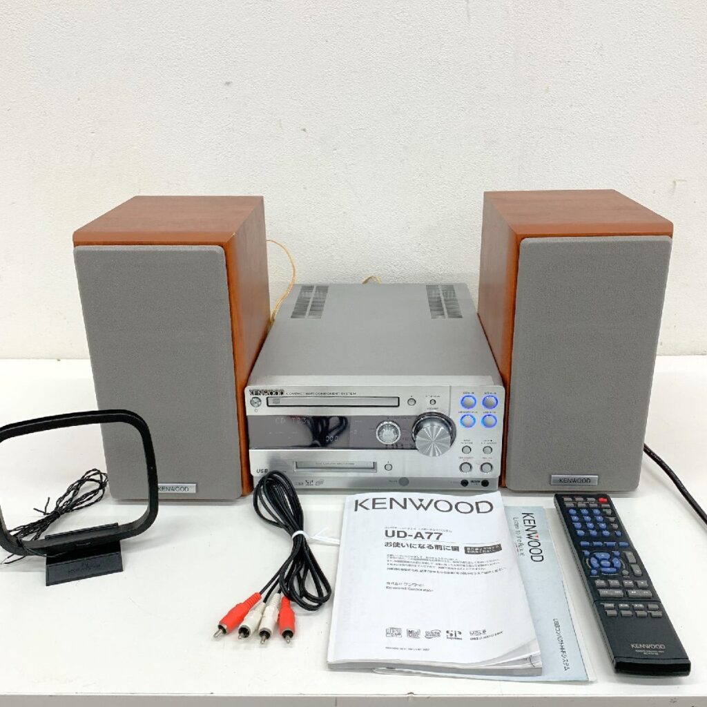 KENWOOD ケンウッド コンパクトハイファインコンポーネントシステム UD-A77 RD-UDA77 CD音出し動作確認済み