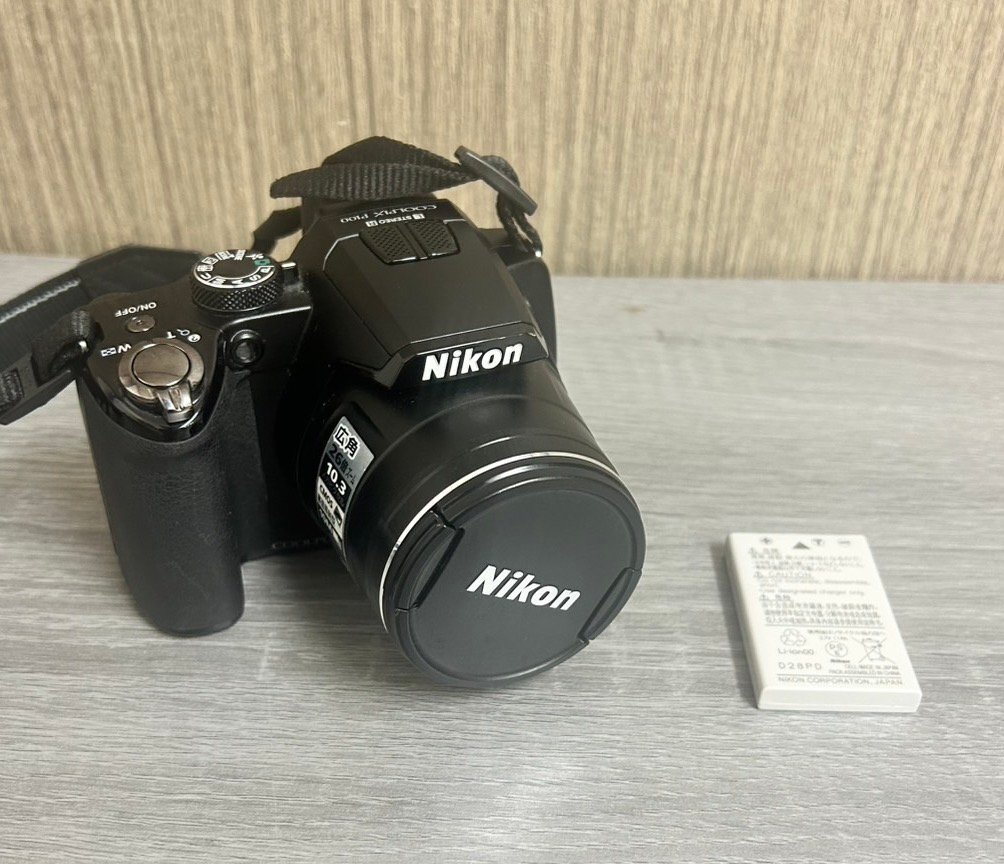 Nikon ニコン COOLPIX クールピクス P100 本体 バッテリー EN-EL5 レンズ 4.6-120mm 1:2.8-5.0