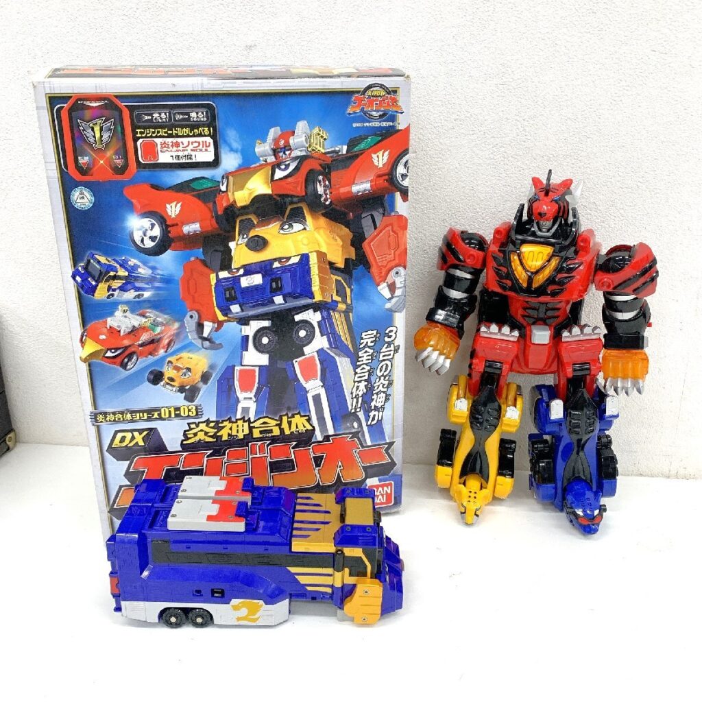 戦隊 まとめ売り 炎神戦隊ゴーオンジャー 炎神合体 DXエンジンオー エンジンバスオン 獣拳合体 DXゲキレンジャー
