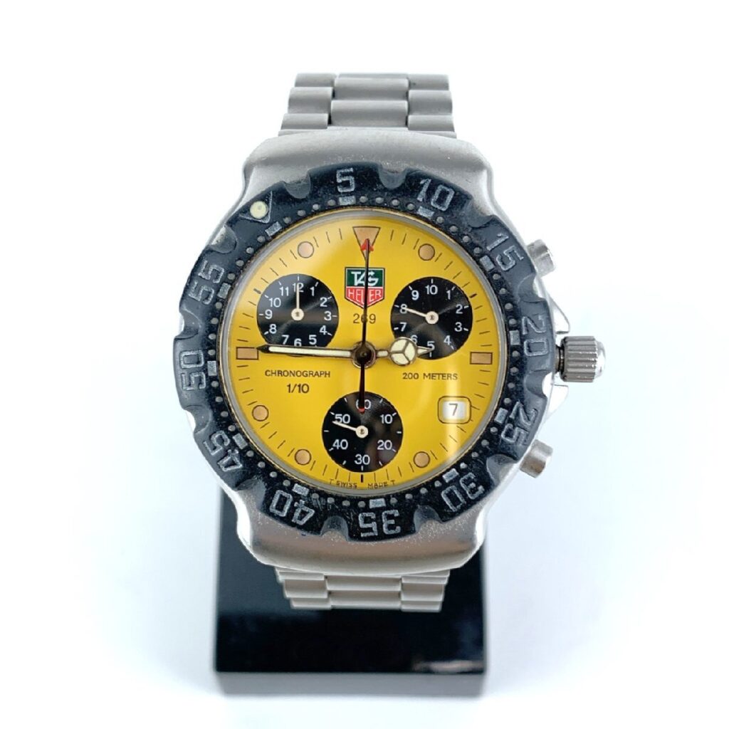 TAG HEUER タグホイヤー フォーミュラ1 クロノグラフ 1/10 CA 1212-R0 イエロー ブラック 腕時計