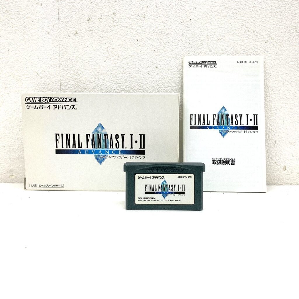 Nintendo 任天堂 ゲームボーイアドバンス ソフト FINAL FANTASY Ⅰ・Ⅱ ファイナルファンタジー 起動確認済み 元箱付