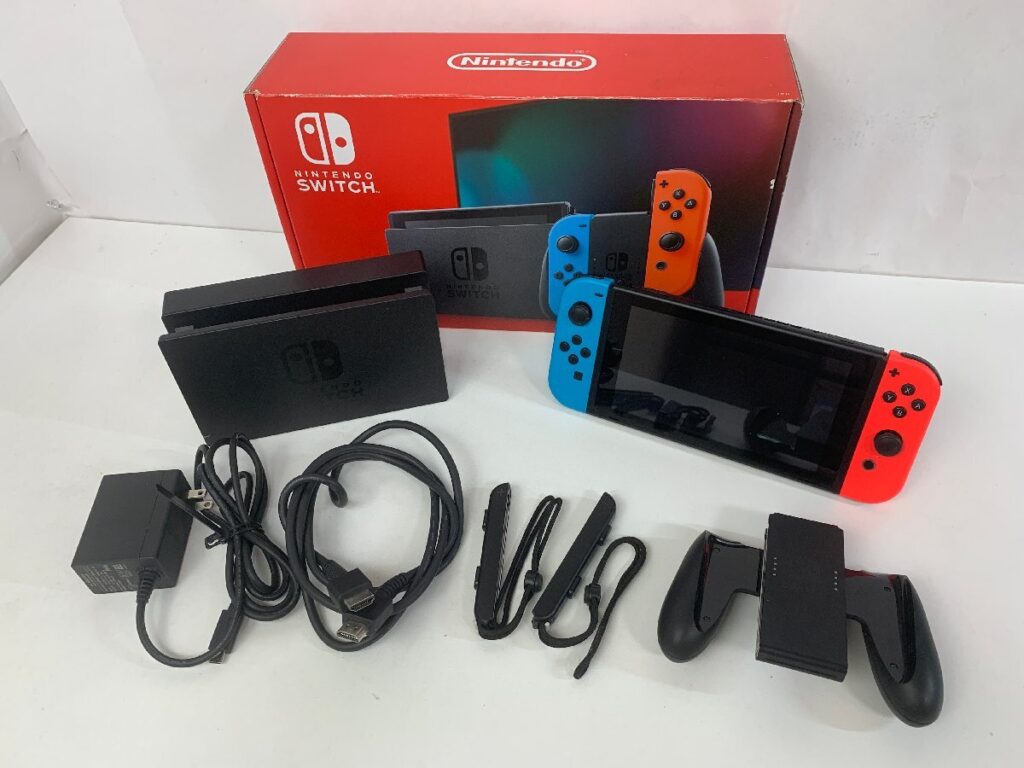 Nintendo Switch ニンテンドースイッチ HAC-001 任天堂箱付 箱付 初期化済み 簡易動作確認済み
